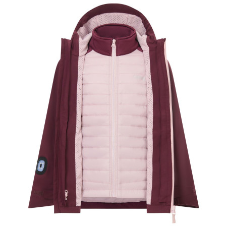 Зимова куртка для дівчини Regatta Girls Trekktain 3-in-1 II FigPowLilac