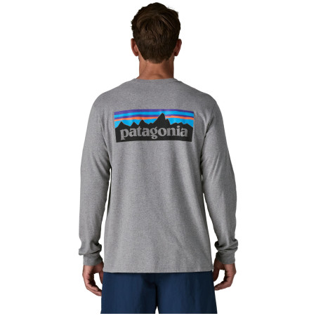 Чоловіча футболка Patagonia P-6 Logo Responsibili Tee LS