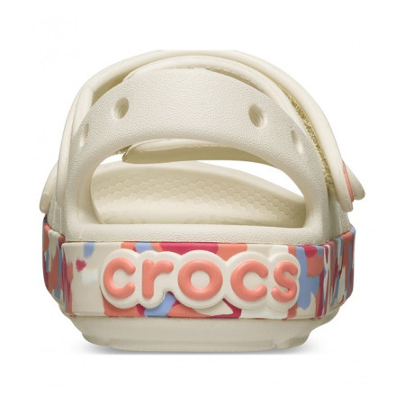 Дитячі сандалі Crocs Crocband Cruiser Glow Confetti Band Sandal Summit White/Guava