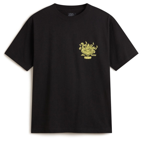 Чоловіча футболка Vans Scratched Records SS чорний Black