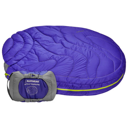 Спальник для собаки Ruffwear Highlands™ Sleeping Bag Medium фіолетовий Huckleberry Blue