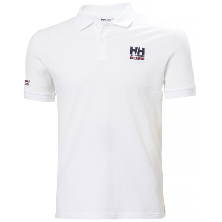 Чоловіча футболка Helly Hansen Messina Graphic Fitted Polo білий 002 WHITE