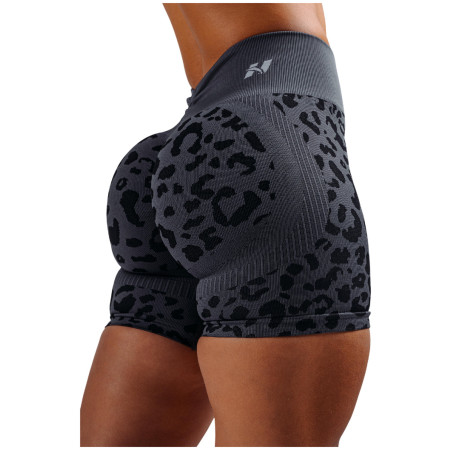 Жіночі шорти Nebbia Push-Up Compression Leopard Shorts Primal чорний BLACK LEOPARD
