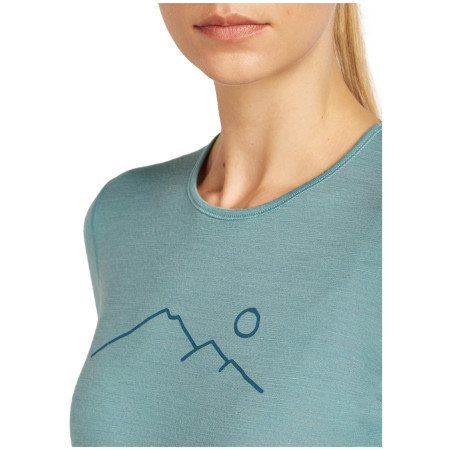 Жіноча функціональна футболка Icebreaker Women Merino 200 Oasis LS Crewe Rainer Ridge