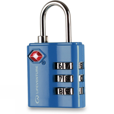 Zámek Lifeventure TSA Combi Lock modrá Blue