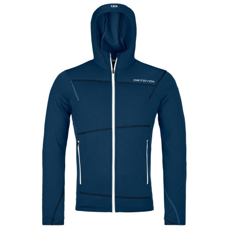 Чоловіча функціональна толстовка Ortovox Fleece Light Hoody M темно-синій deep ocean