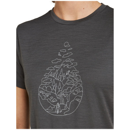 Жіноча футболка Icebreaker Women Merino 150 Tech Lite SS Tee Hike Path