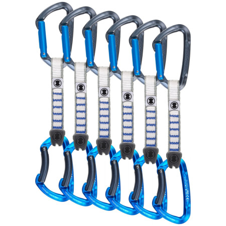 Відтяжки Skylotec Lime Set Nylon - pack of 6 сірий/синій Anthracite/Electricblue