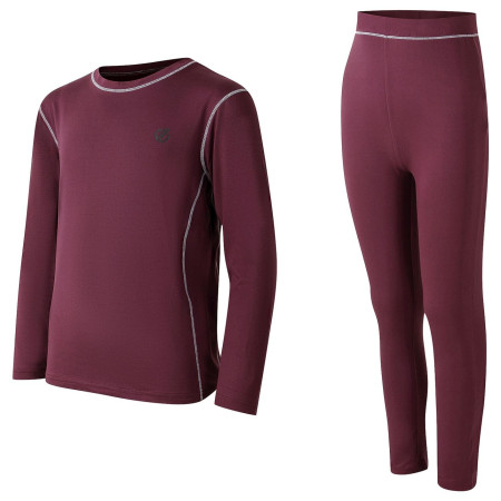 Дитячий функціональний комплект Dare 2b Pow II Baselayer Set Huckleberry темно-червоний Huckleberry