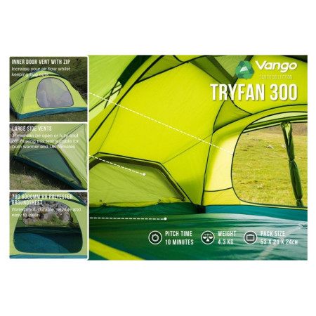 Туристичний намет Vango Tryfan 200