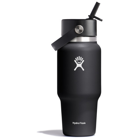 Термокружка Hydro Flask Wide Flex Straw Travel Bottle 24 Oz чорний black