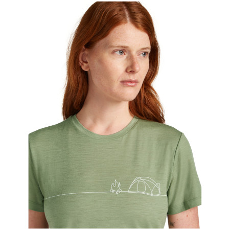 Жіноча функціональна футболка Icebreaker W Mer 150 Tech Lite SS Tee Single Line C