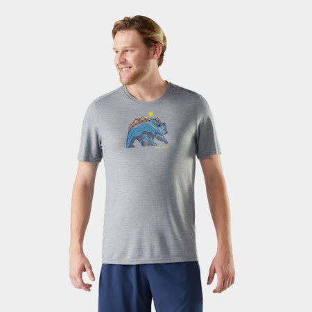 Чоловіча функціональна футболка Smartwool Men's Bear Strata Active Short Sleeve Graphic Tee