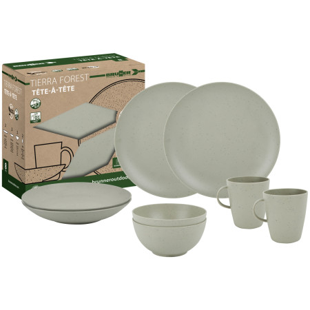Набір посуду Brunner Set tête-à-tête PLA Tierra Forest 8 pcs