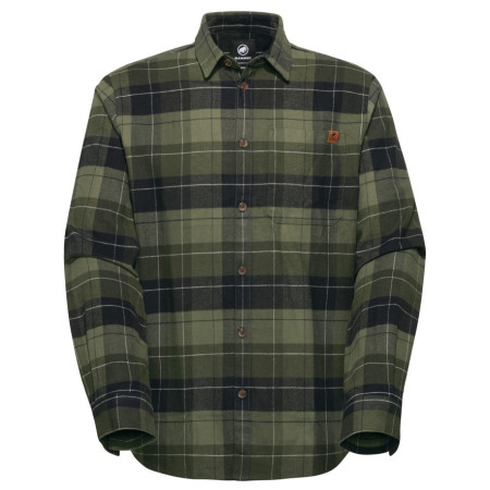 Чоловіча сорочка Mammut Trovat Longsleeve Shirt Men зелений/чорний 40299 marsh-black