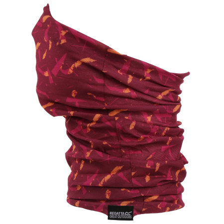 Багатофункціональний шарф Regatta K Print Multitube бордовий Berry Pink Abstract Lines