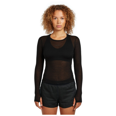 Жіноча футболка Icebreaker Women Merino Blend 75 Cool-Lite™ Featherlight™ LS Crewe