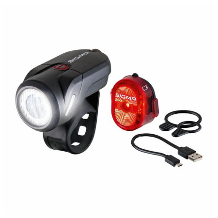 Переднє / заднє світло Sigma Aura 35 USB + Nugget II.