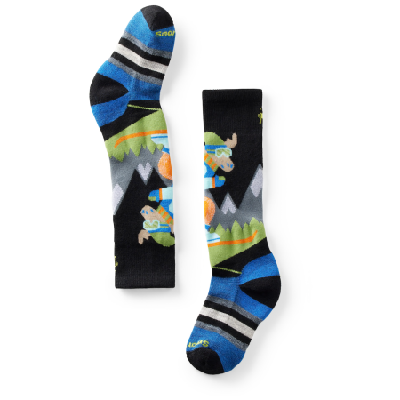 Дитячі шкарпетки Smartwool Kids' Wintersport Full Cushion Mountain Moose OTC Socks чорний BLACK