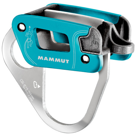 Спусковий пристрій Mammut Bionic Alpine Belay синій/сірий Aqua/Graphite