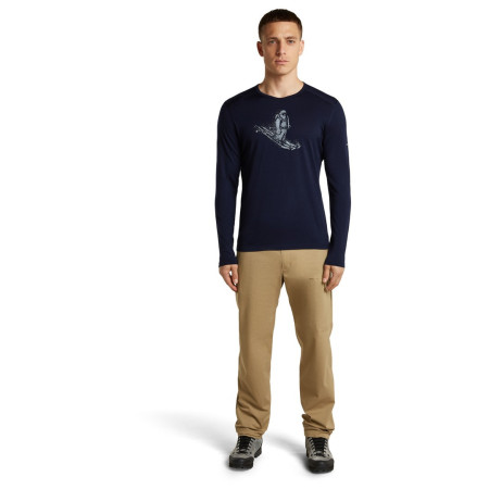 Чоловіча функціональна футболка Icebreaker Men Merino 200 Oasis LS Crewe SkiingYeti