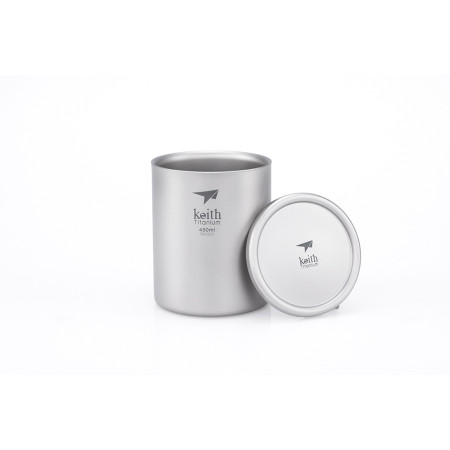 Термокружка Keith Titanium Double-Wall Tit. Mug 450 ml