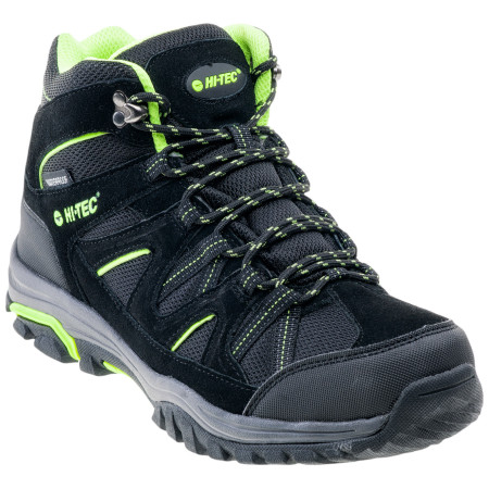 Чоловічі черевики Hi-Tec Raposo Mid WP чорний Black/Lime/DarkGrey