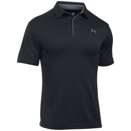 Pánské triko Under Armour Tech Polo černá Black