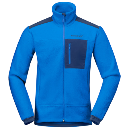 Чоловіча толстовка Norrona trollveggen warm3 Jacket синій Skydiver