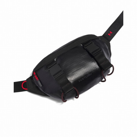 Поясна сумка Under Armour Summit Trail Waist Bag чорний Black / Black / Red