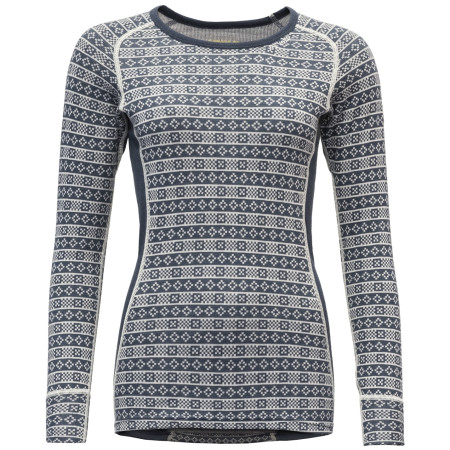 Dámské funkční triko Devold Alnes Woman Shirt černá/bílá Night