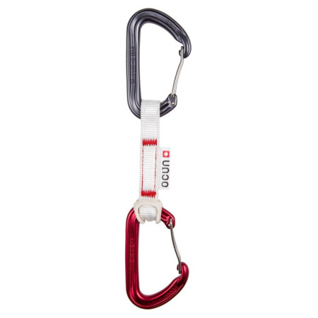 Набір відтяжок Ocún HAWK QD WIRE BIO-DYN-RING 15 mm 10 cm 6-pack червоний