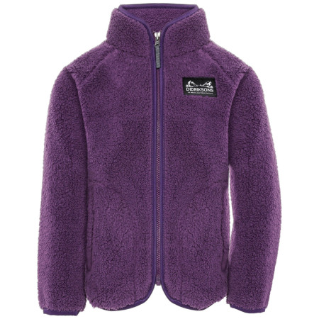 Дитяча толстовка Didriksons Gibbs Kids Fullzip 2 Northen Purple фіолетовий Northen Purple