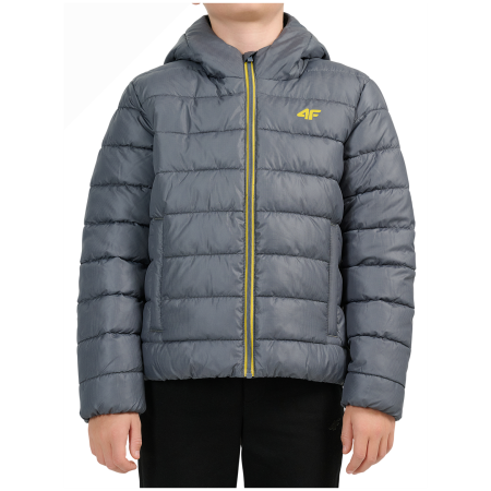 Дитяча куртка 4F Down Jacket M0914 Dark Grey сірий Dark Grey