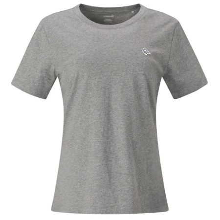 Жіноча футболка Norrona /29 cotton viking patch T-shirt сірий Grey Melange