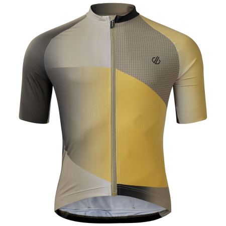 Чоловіча велофутболка Dare 2b Lightning Short Sleeve Printed Jersey зелений/сірий BoaGradPrint
