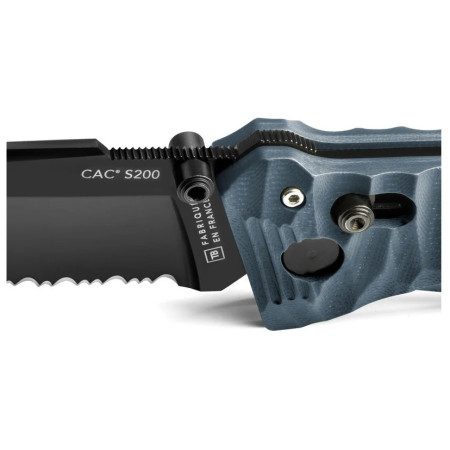 Складаний ніж TB OUTDOOR Cac S200 French Army Knife Textured G10 Serrated