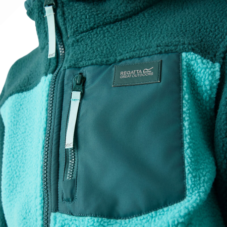 Дитяча функціональна толстовка Regatta Junior Frankie Warm Fleece Mediterranea/Turquoise