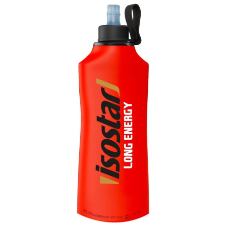 М'яка пляшка Isostar Soft Flask Long Energy 500 ml червоний red