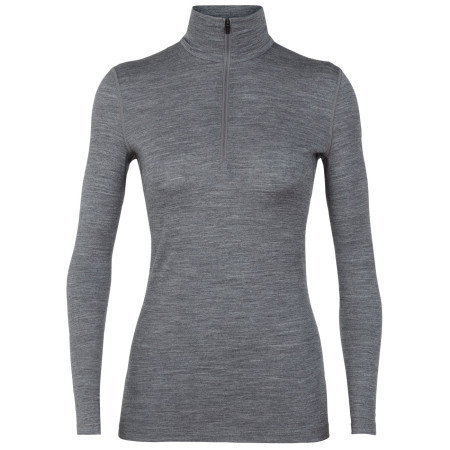 Dámské triko Icebreaker Women's 200 Oasis LS Half Zip šedá Gritstone HTHR