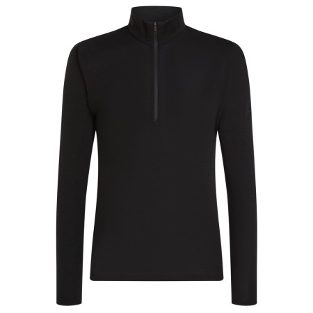 Чоловіча функціональна футболка Icebreaker M 175 Everyday LS Half Zip чорний Black