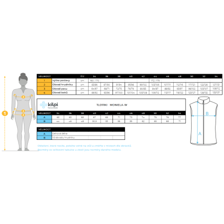 Жіноча жилетка Kilpi Monilea