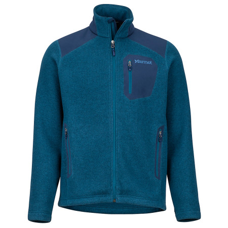 Чоловічий светр Marmot Wrangell Jacket темно-синій Denim/DarkIndigo