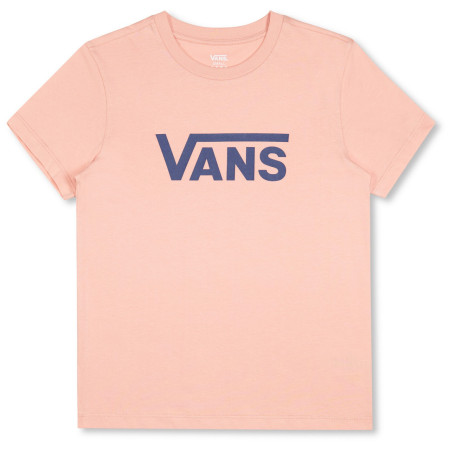 Жіноча футболка Vans Wm Drop V Ss Crew-B рожевий