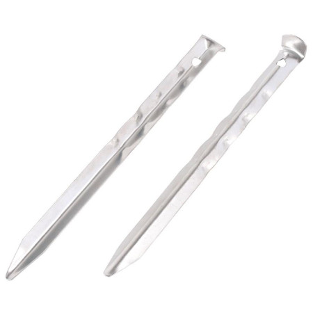 Kolíky Easy Camp U-Steel Peg Ripple 24 cm