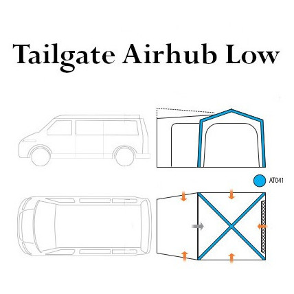 Запасна надувна дуга для каркасу Vango Airspeed Tube 670 x 10cm Cross