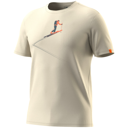 Чоловіча футболка Dynafit Graphic Co T-Shirt M бежевий 7962 - overcast/TRAILBREAKER