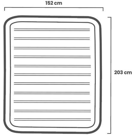 Надувний матрац Intex Queen Dura-Beam Classic 64765