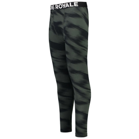 Чоловічі термоштани Mons Royale Cascade Merino Flex 200 Legging Rosin Motion чорний/сірий