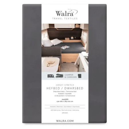 Простирадло Vango Walra Jersey Hefbed/Dwarsbed bed сірий